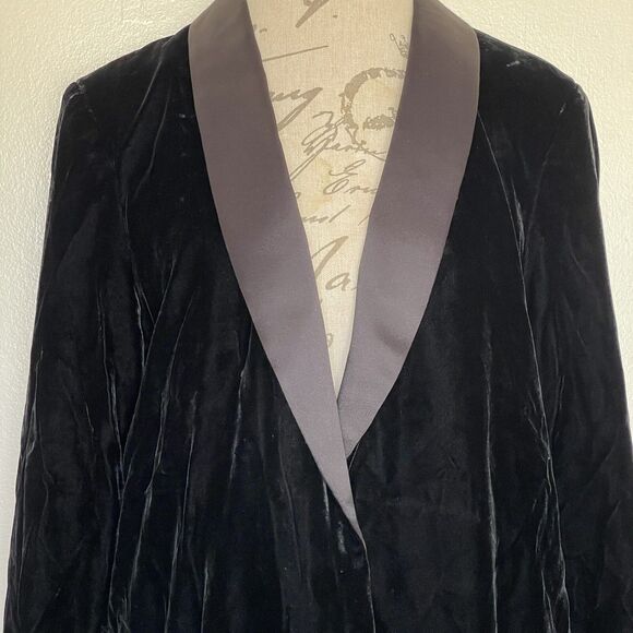 Antonio Melani Sz 14 Womens Jacket Blazer Velvet Steampunk Victorian Fall Autumn - Picture 5 of 14